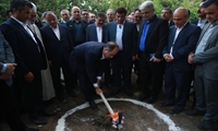 کلنگ زنی خط انتقال برق ۲۰ کیلوواتی شهرک صنعتی رامیان 